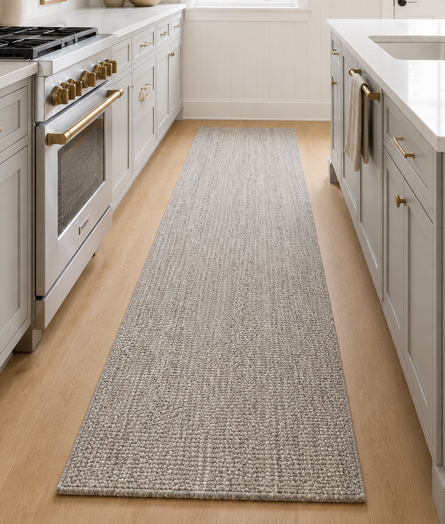 Belle Organic Wool + Jute Runner