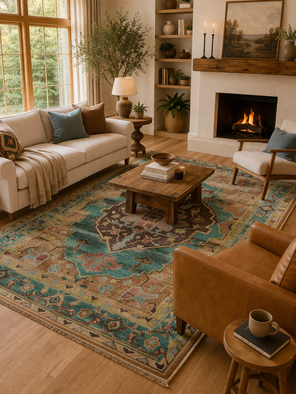 Cyrus The Great Persian Knotted Wool Rug