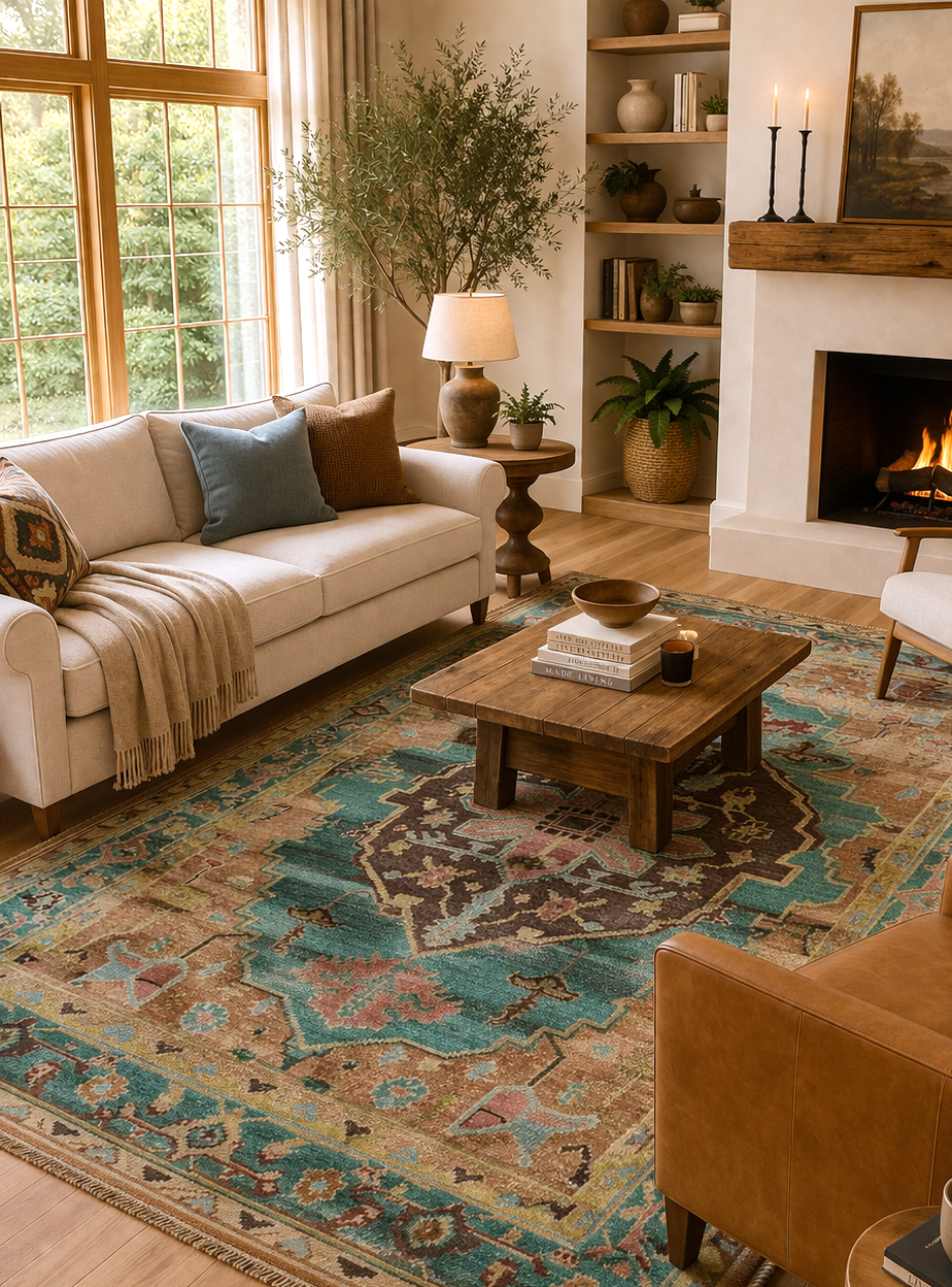 Cyrus The Great Persian Knotted Wool Rug
