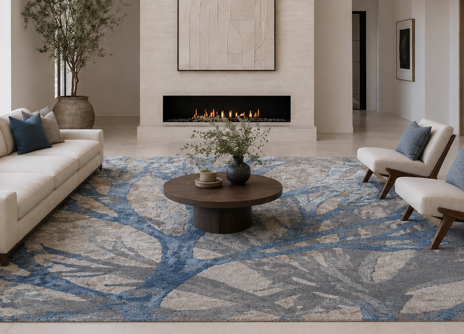 Elena Art Silk + Wool Hand-Tufted Rug