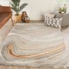 HYDEN ROCK CLASSIC GREY WOOL HAND TUFTED RUG LIFESTYLE