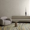 HYDEN ROCK CLASSIC GREY WOOL HAND TUFTED RUG LIFESTYLE1