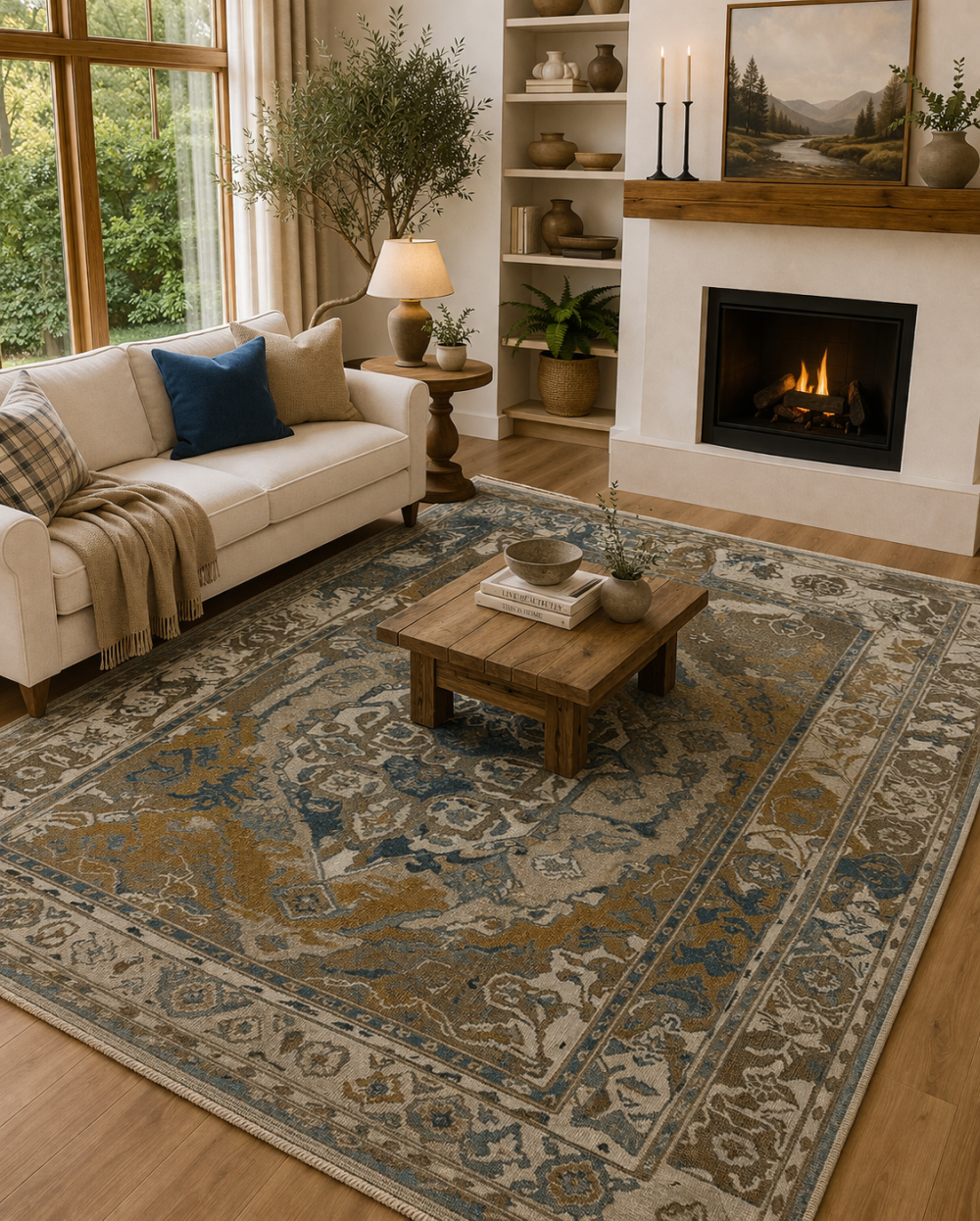 Legendary Wool Blend Hand-Tufted Rug