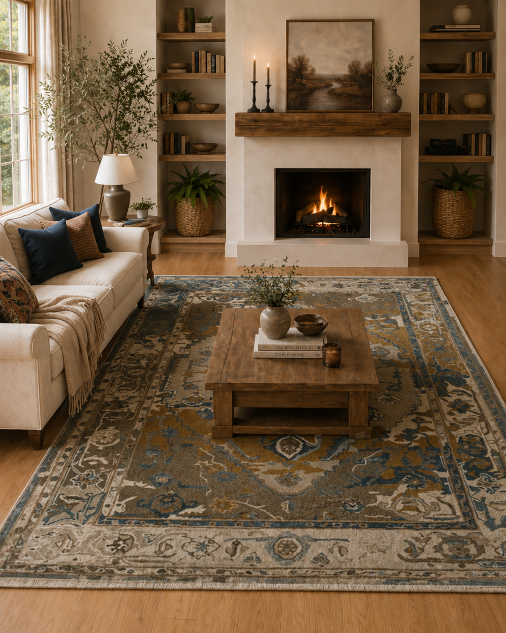 Legendary Wool Blend Hand-Tufted Rug