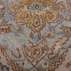 Magical Round Transitional Art Silk Rug DETAIL