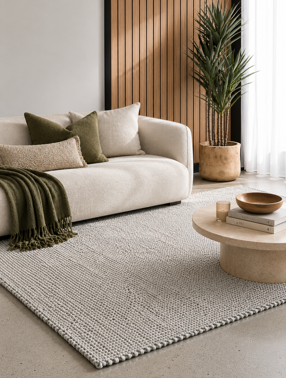 Oslo Scandi Style Wool Rug