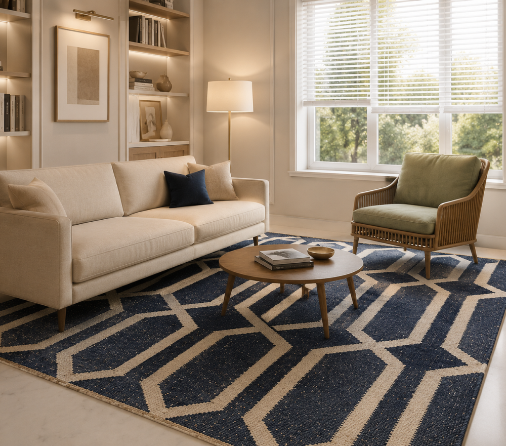 Ankara Organic Jute Sustainable Rug