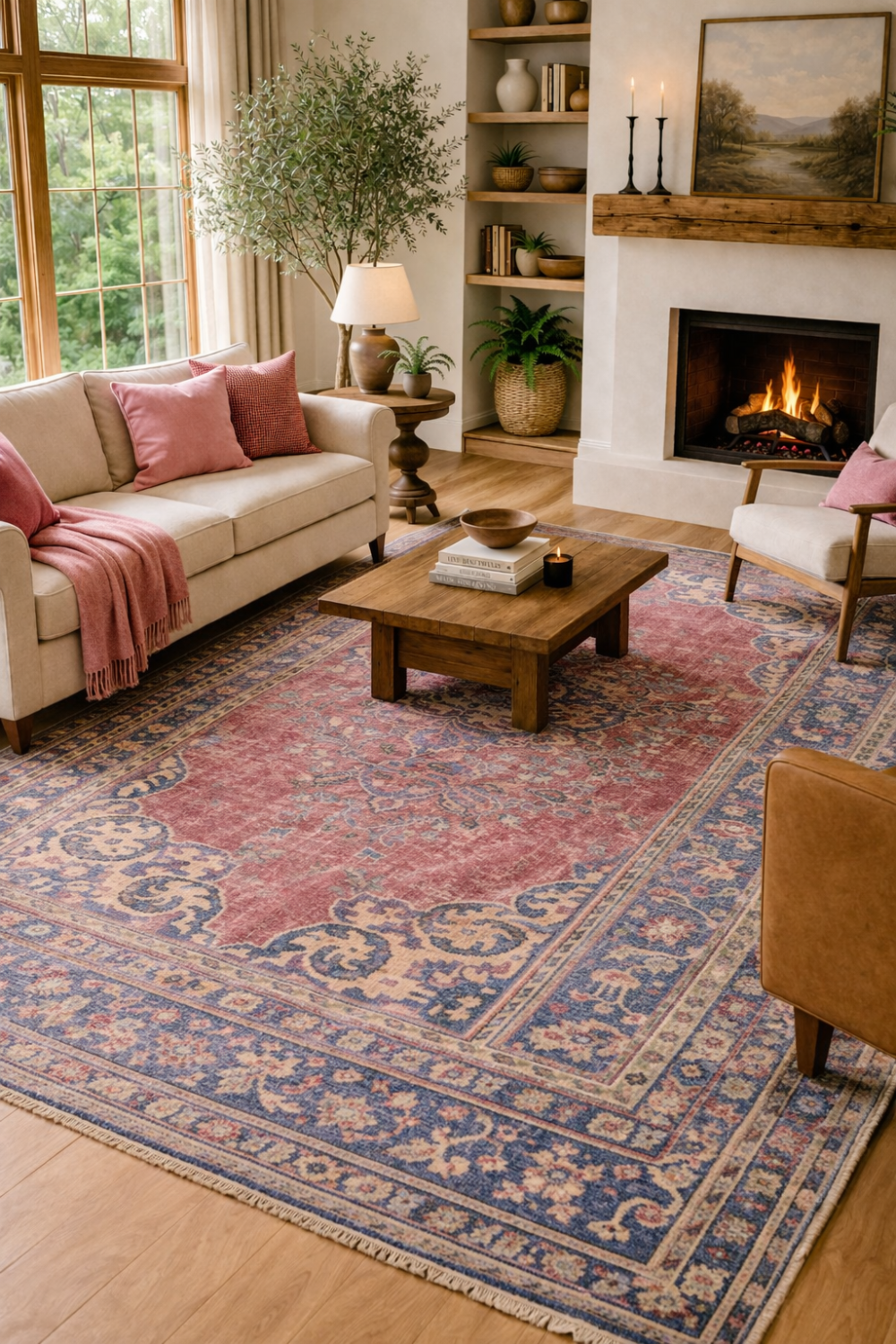 Bijou Traditional Hand-Knotted Wool Rug