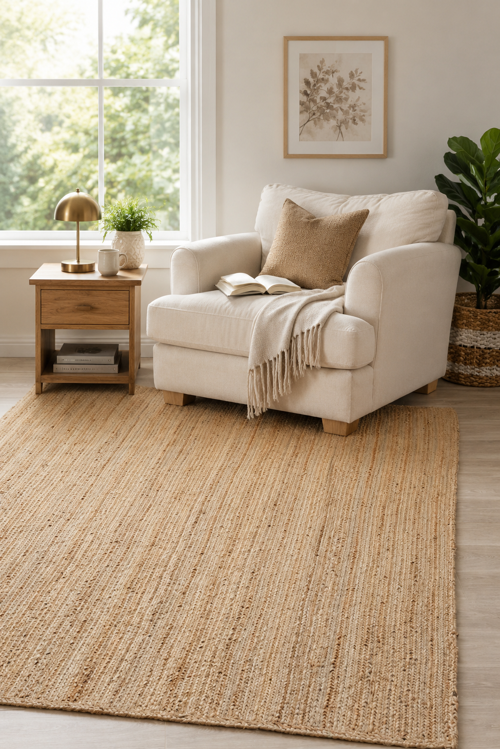 Fijian Dream Jute Rug - Image 1