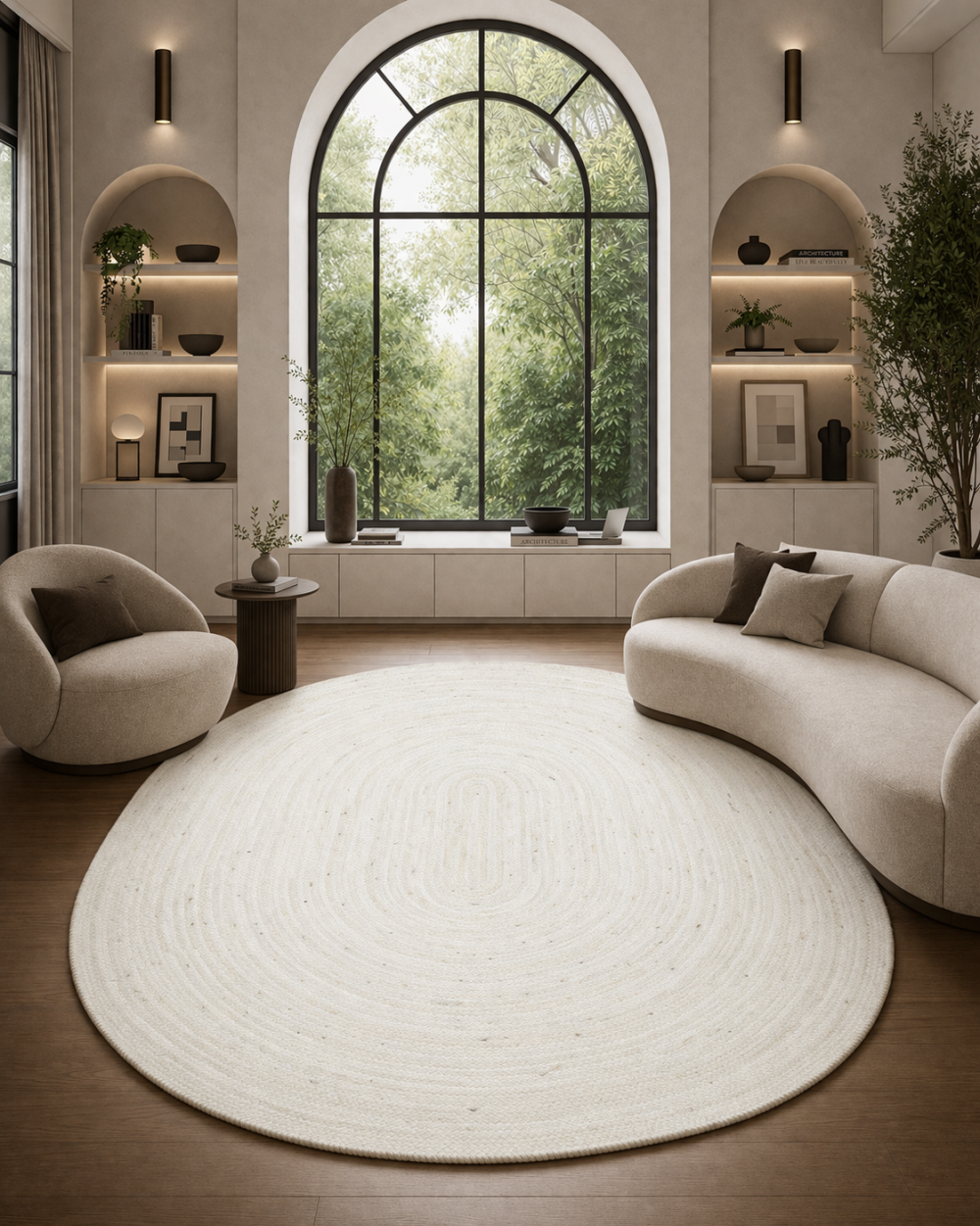 Fijian Dream Oval Jute Rug