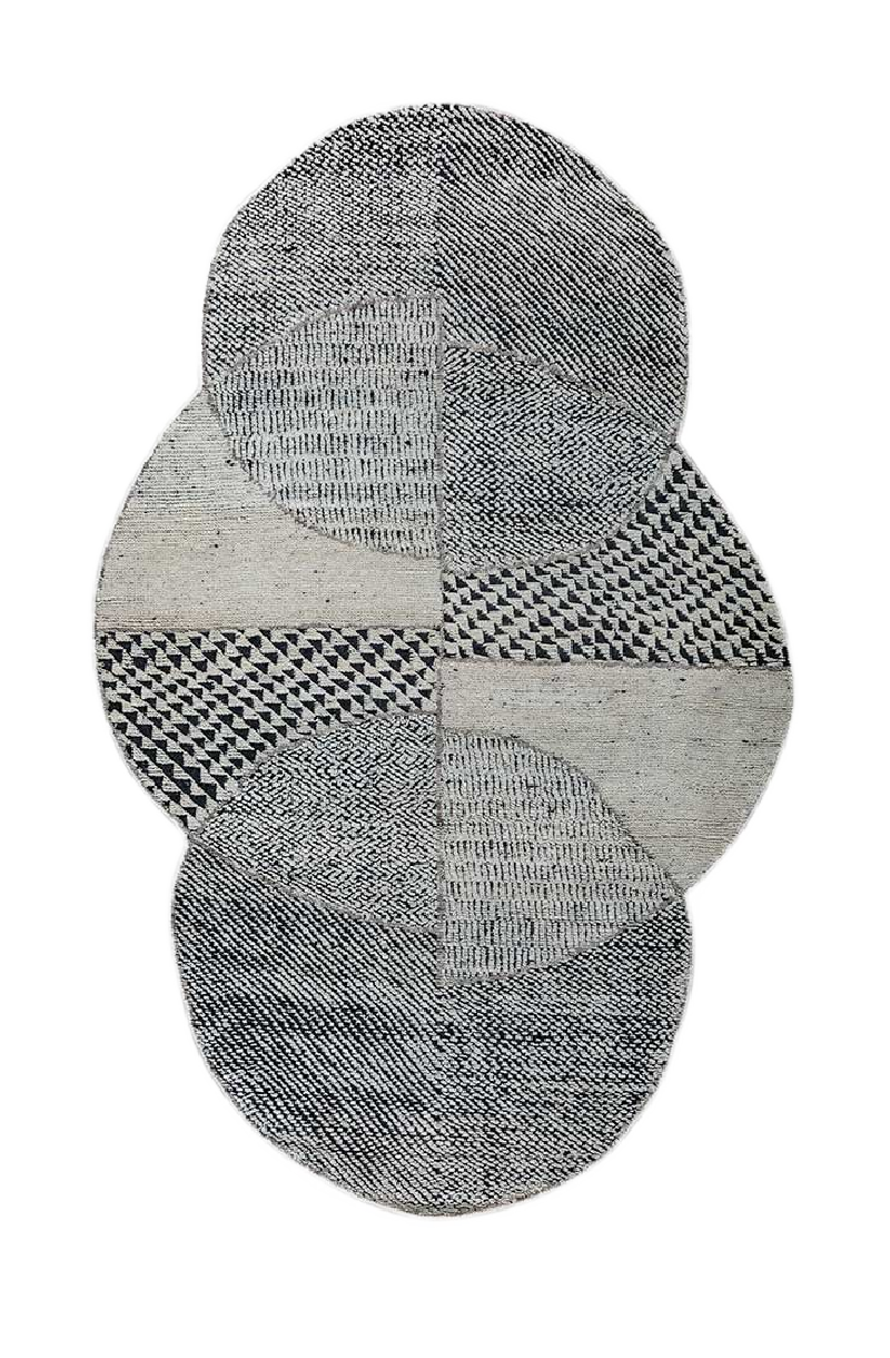 Canvas Modern Hand-Knotted Wool Runner