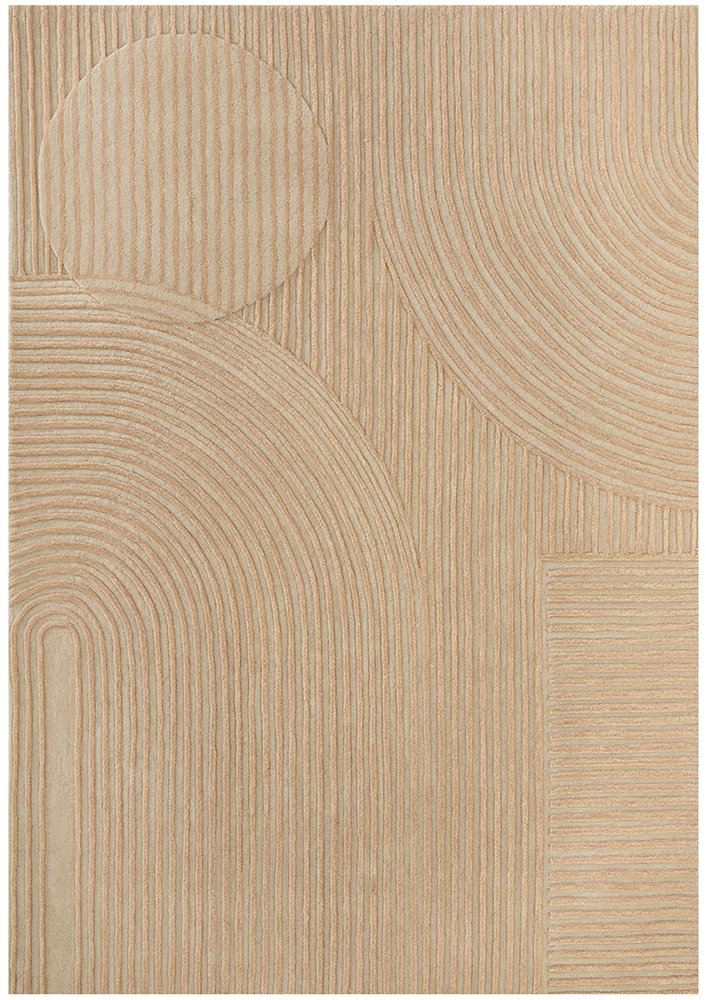 Pathways Hand Carved Modern Wool Rug