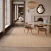 DESERT SAND WOOL FLATWEAVE RUG LIFESTYLE