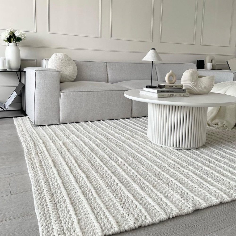 Grayson Cream Handwoven PET Rug