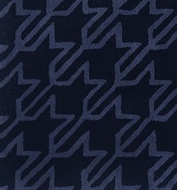 Houndstooth Dark Blue