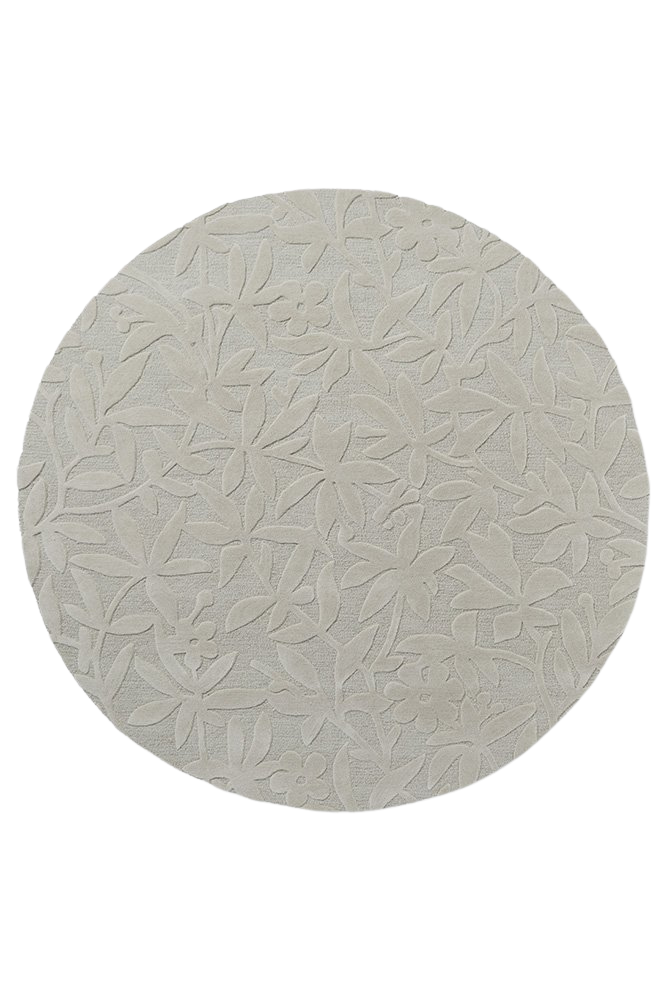 Cleavers Natural Round Wool Rug - Laura Ashley