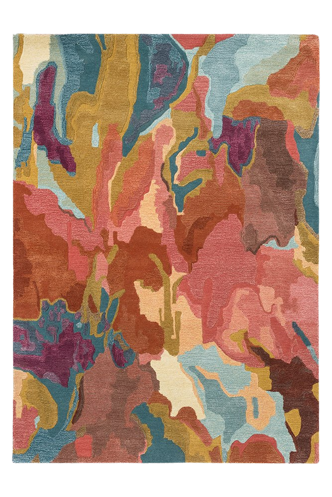 Foresta Hand-Tufted Wool + Art Silk Rug