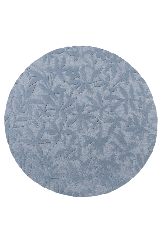Cleavers Seaspray Round Wool Rug - Laura Ashley