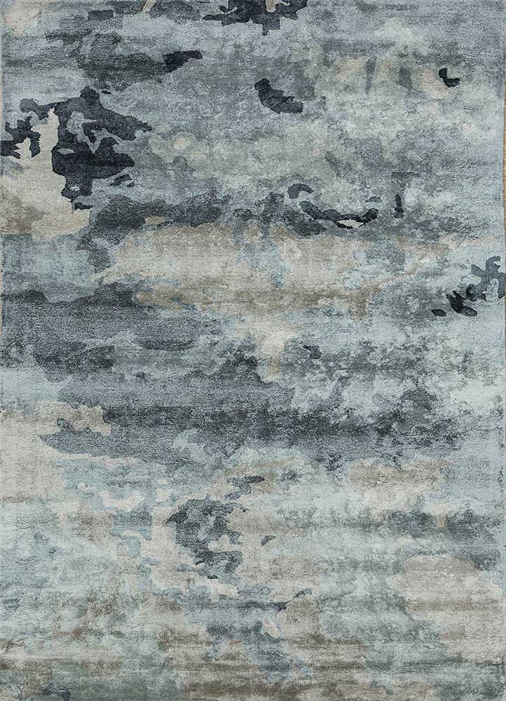 Marina Textured Modern Art Silk Rug