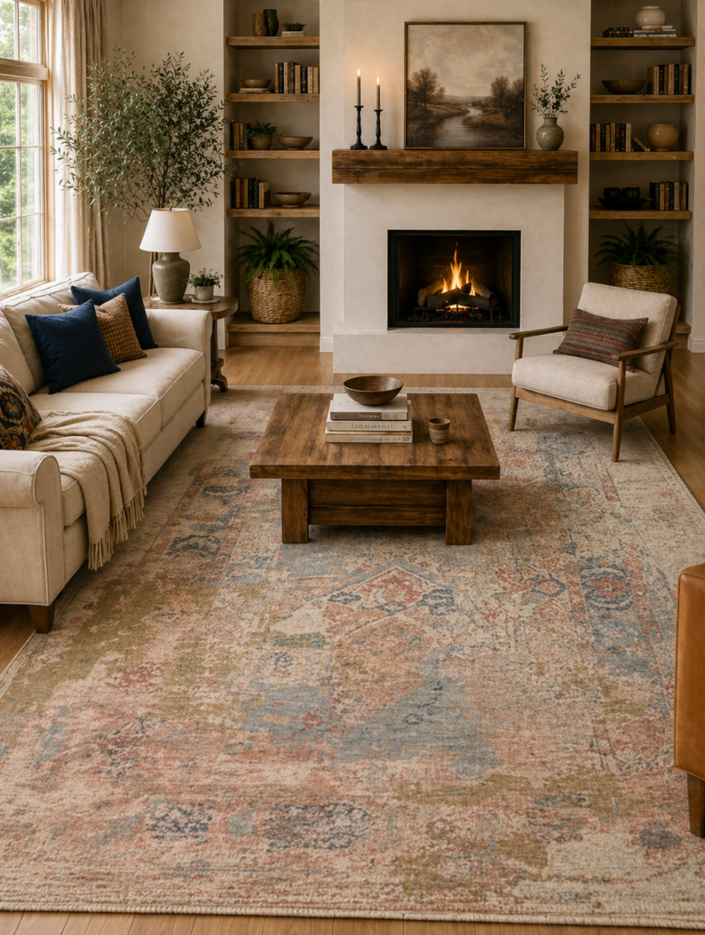 Mythology Wool + Art Silk Rug