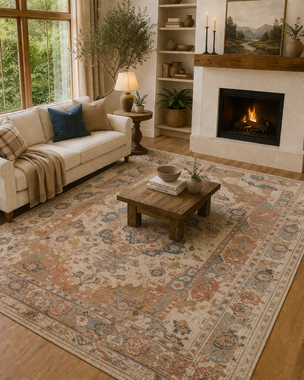 Mythology Wool + Art Silk Rug