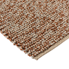 NEST LEATHER HANDWOVEN WOOL RUG CORNER
