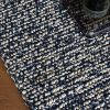 NEST NAVY BLUE HANDWOVEN WOOL RUG LIFESTYLE3