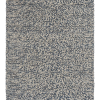 NEST NAVY BLUE HANDWOVEN WOOL RUG TOPSHOT