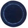 REDBROOK MIDNIGHT ROUND WOOL RUG 1