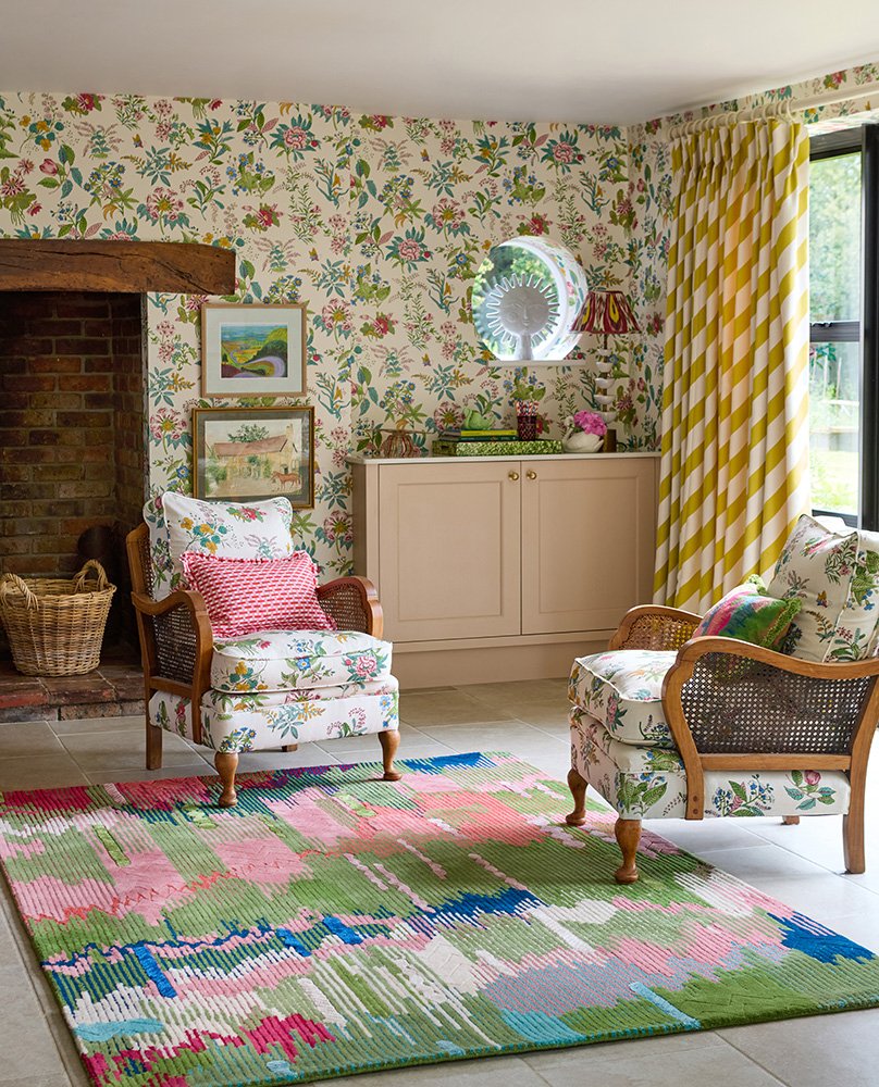 Wilderness Peridot_Emerald Wool Blend Rug 2