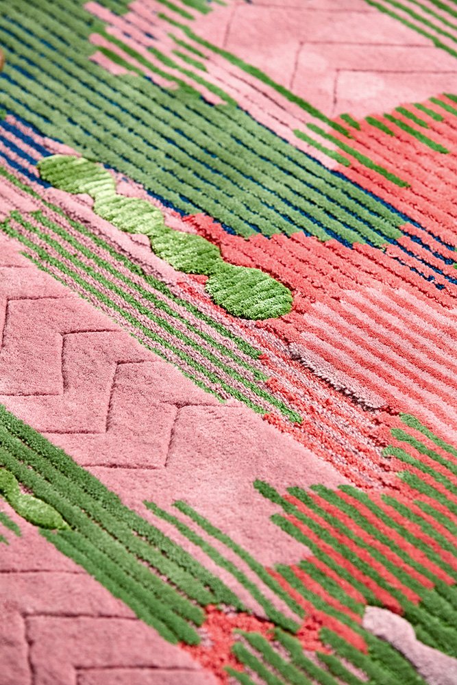 Wilderness Peridot_Emerald Wool Blend Rug 6