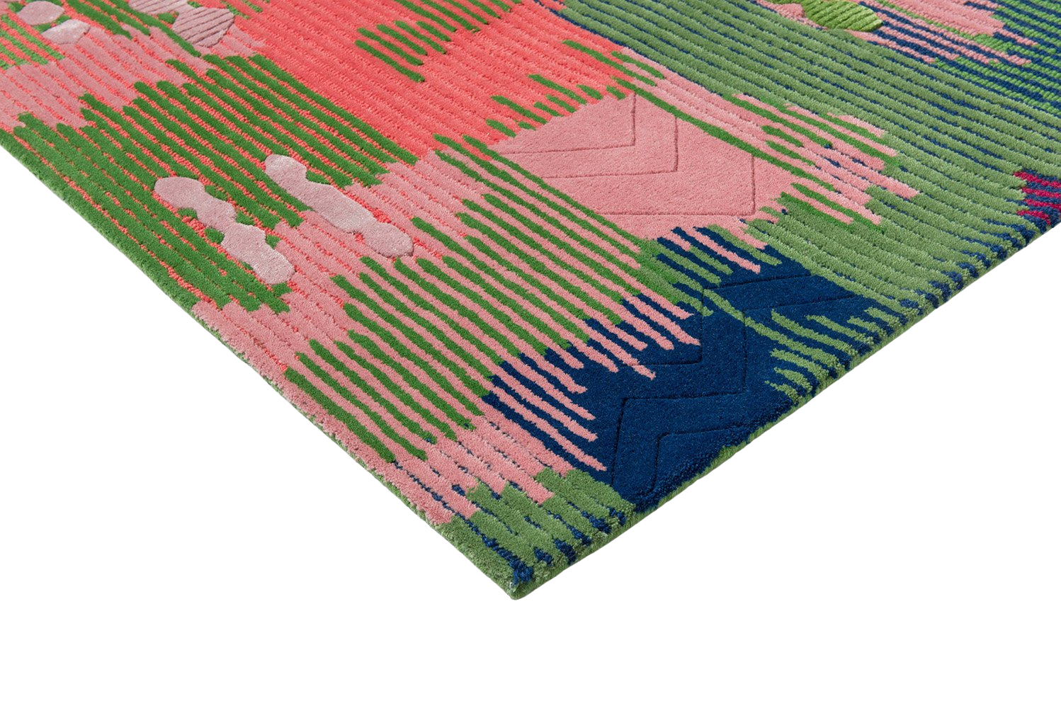 Wilderness Peridot_Emerald Wool Blend Rug 9