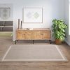ALBI SAND MODERN WOOL RUG LIFESTYLE