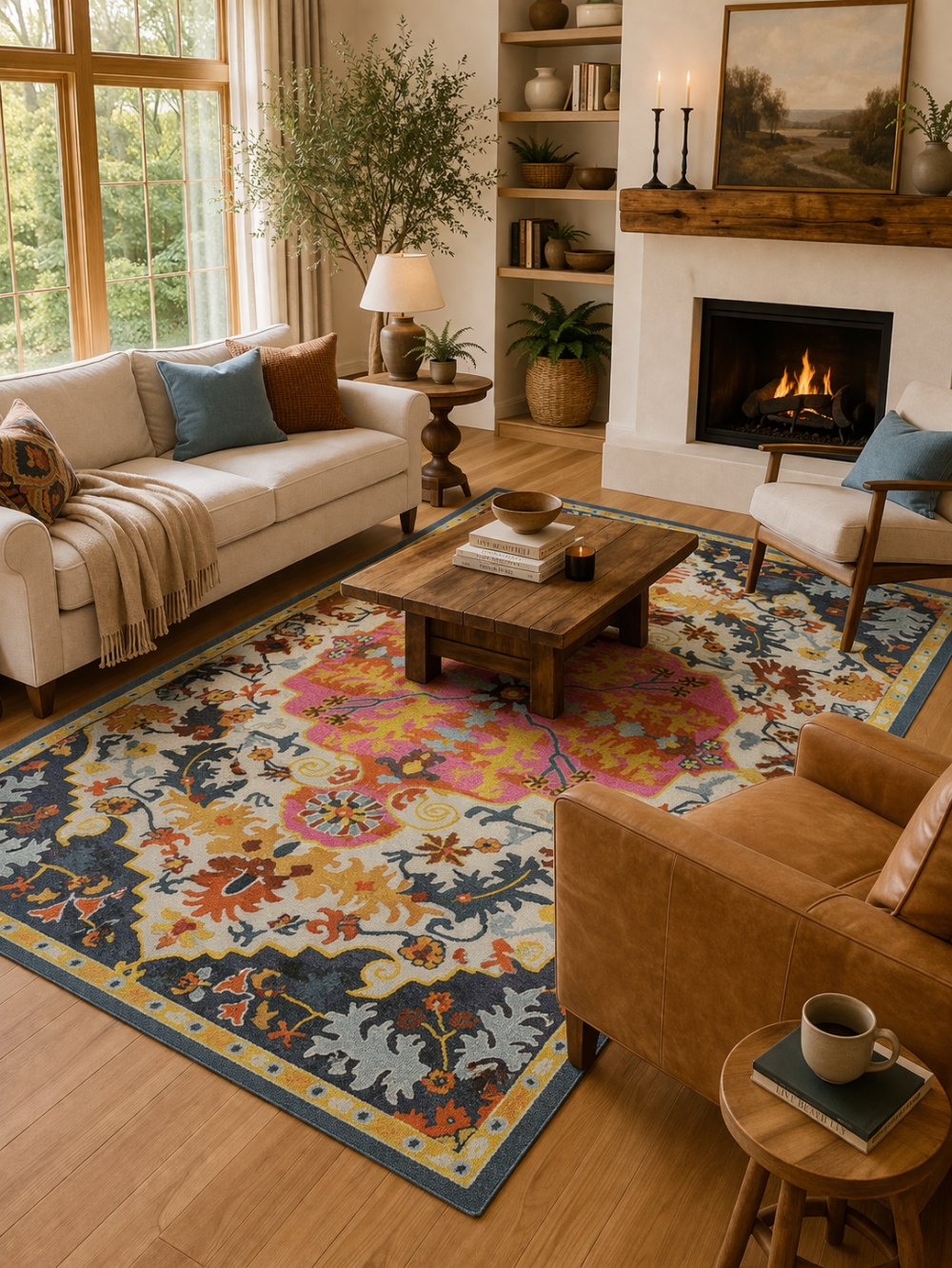 Bronte Persian Hand-tufted Wool Rug by Asiatic