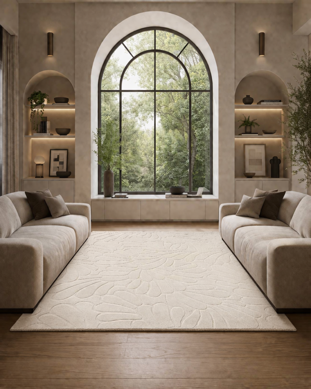 Coleby Petals Hand-Tufted Wool Rug - Laura Ashley
