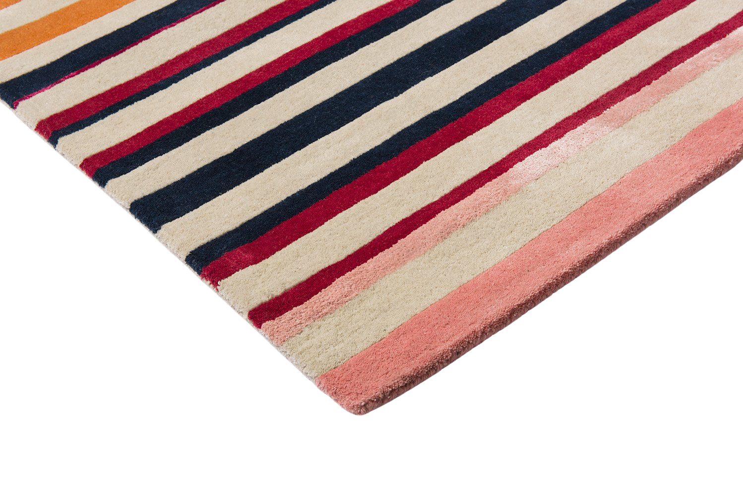 Calla Pomegranate_Clementine Wool Blend Rug 4