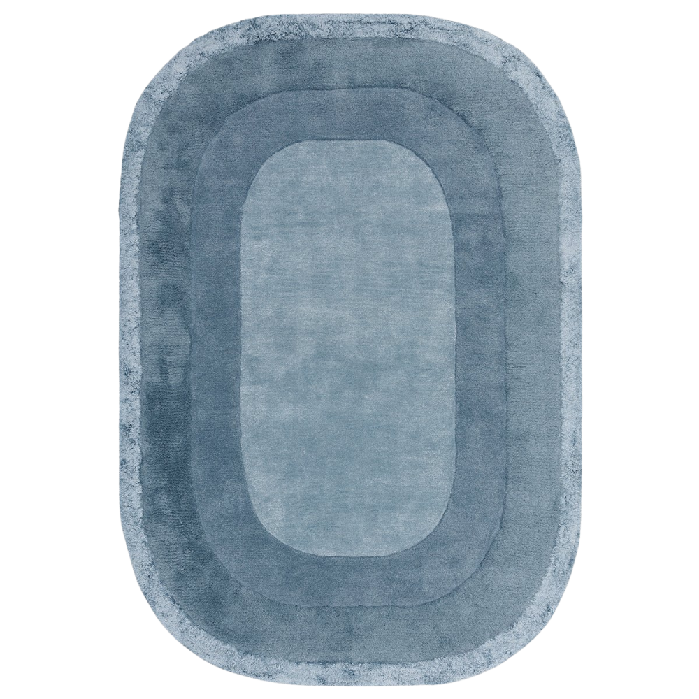 Halo Oval Wool Blend Rug by Asiatic