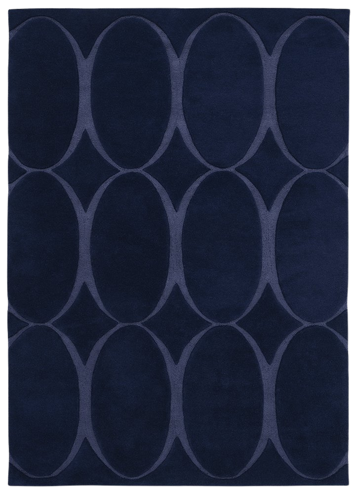 Renaissance Modern Geometric Wool Blend Rug
