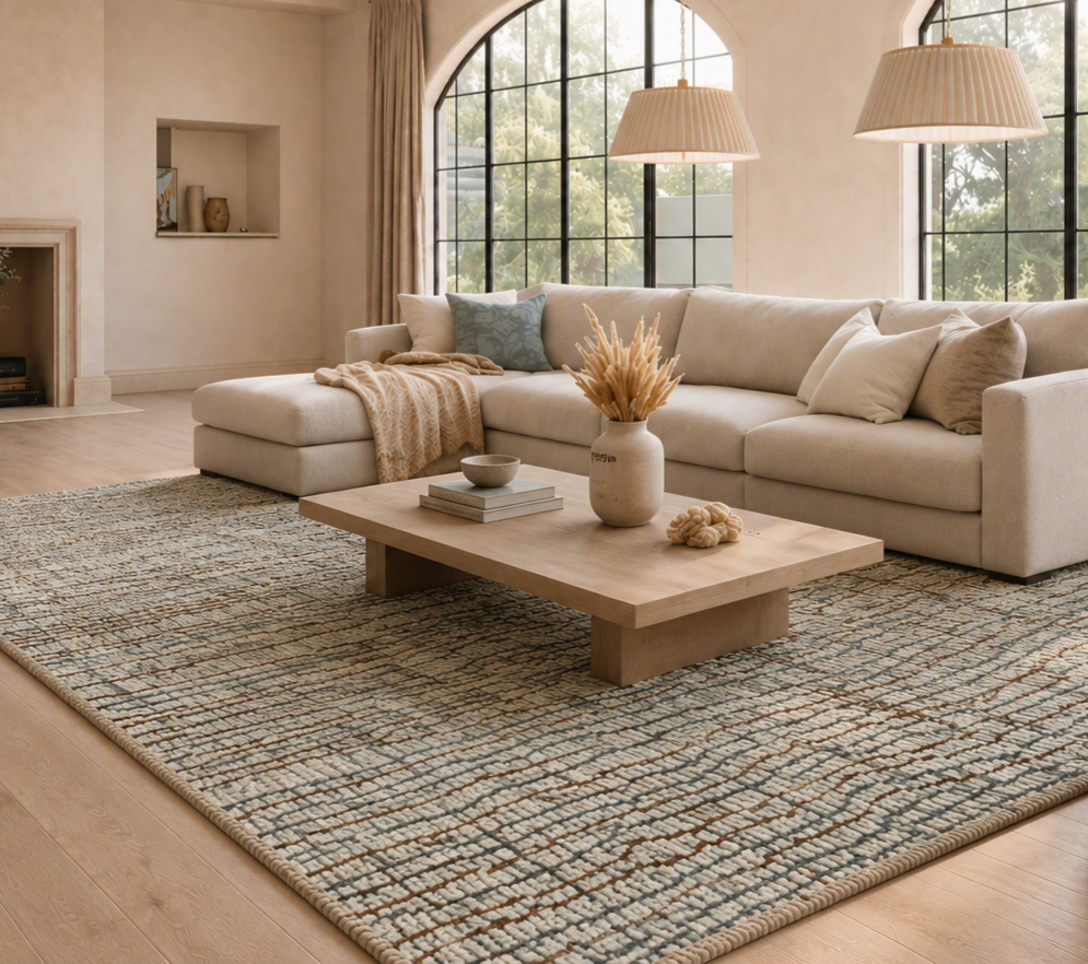 Strata Hand-Knotted Wool Rug