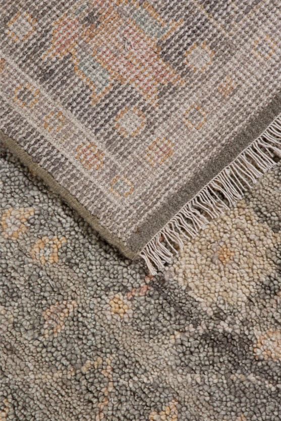 REVIVAL AGRA GREEN KNOTTED RUG 3