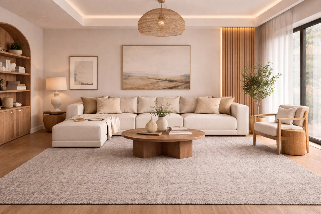 rug size guide living room