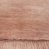 Conscious Loom Kinship Blush Pink Wool Rug Fringe