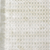 LUXE SPOTTED BEIGE BAMBOO SILK RUG CORNER