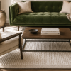 LUXE SPOTTED BEIGE BAMBOO SILK RUG LIFESTYLE2