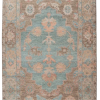 Revival Tabriz Steel Hand-Knotted Wool Rug - Thumbnail Image 6