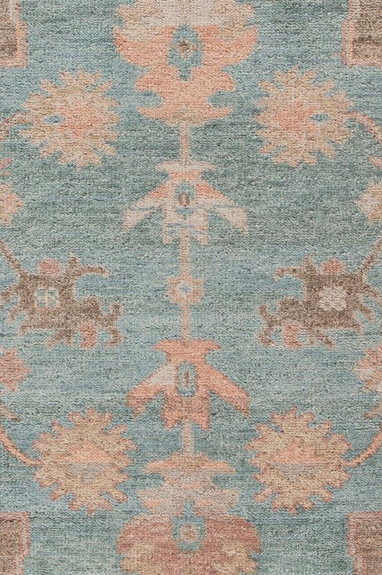 Revival Tabriz Steel Hand-Knotted Wool Rug - Image 5