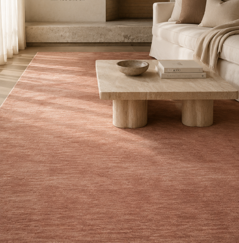 Kinship Blush Pink Wool Rug