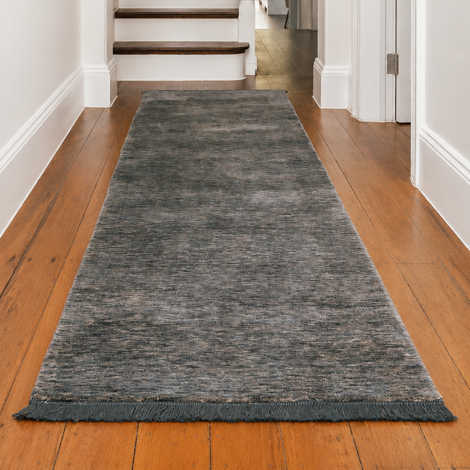 Kinship Seal Grey Wool Runner