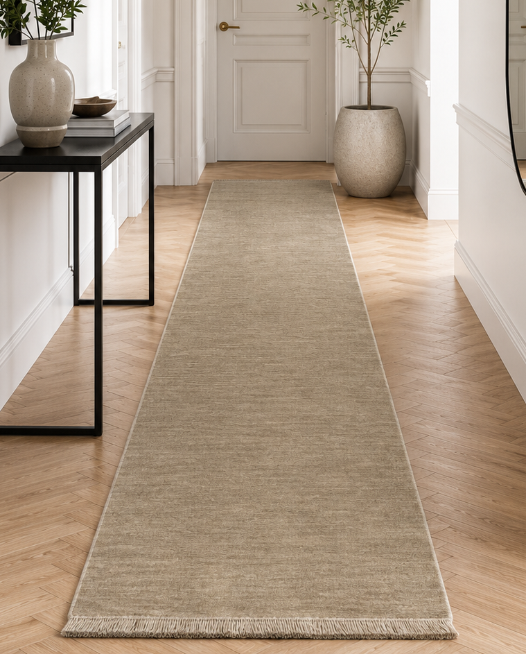 Kinship Oyster Wool Runner