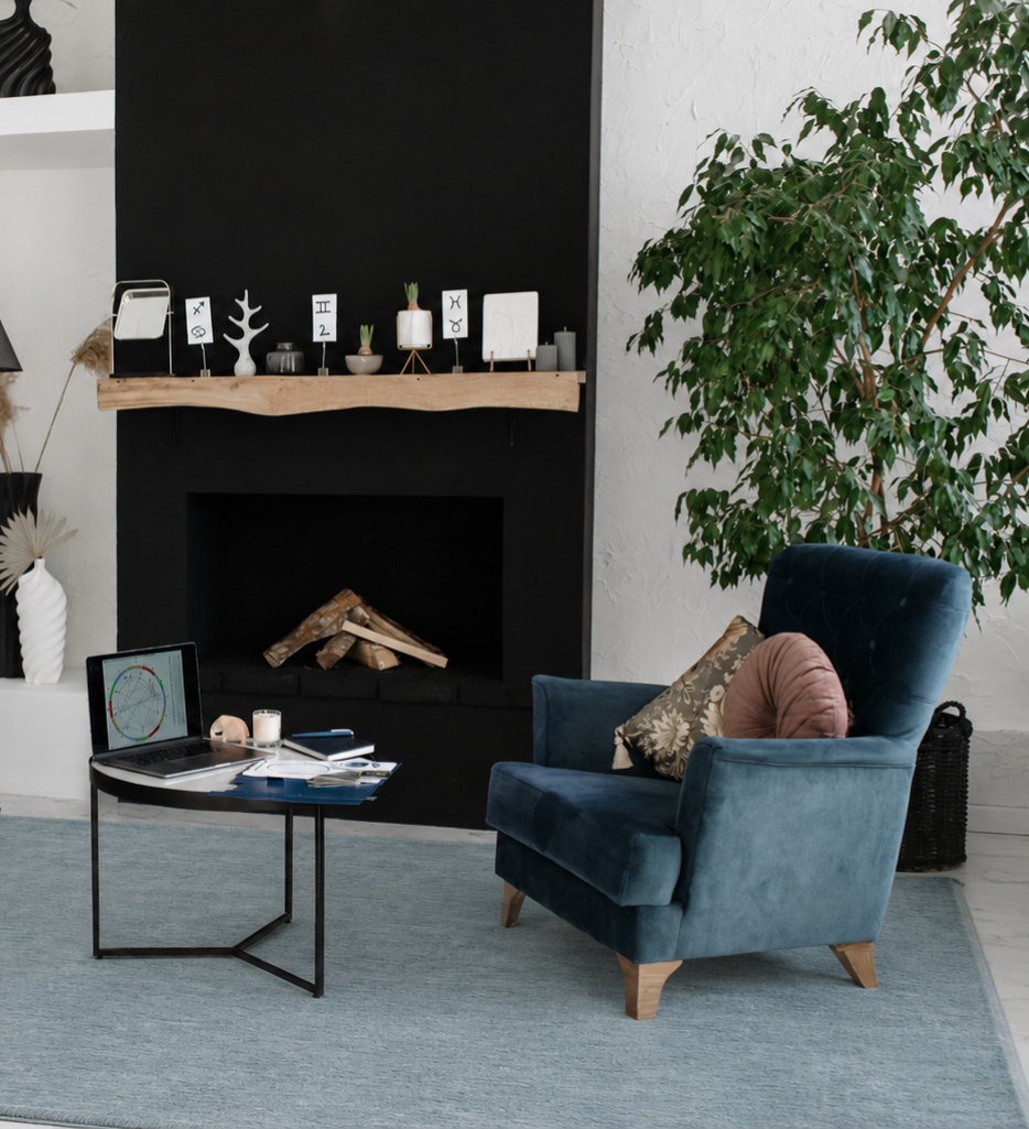 Kinship Sky Blue Wool Rug